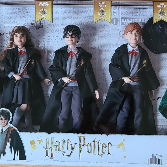 New/Sealed Harry Potter Dolls Mattel Complete Set of 5 Wizarding World - Picture 3 of 12